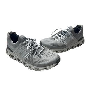 On Cloud Mens Grey/White Cloudswift 3 CloudTec OC Running Shoes Size 10.5
